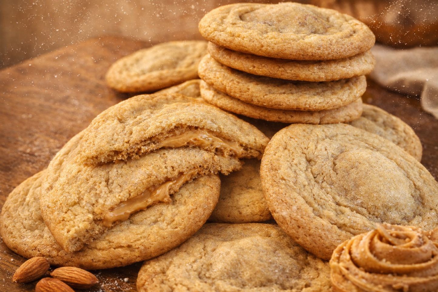 Golden Almond Cream Cookies