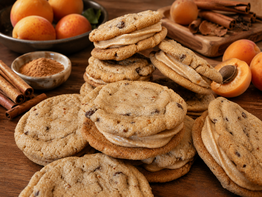 Maple Pecan Apricot Cream Cookies
