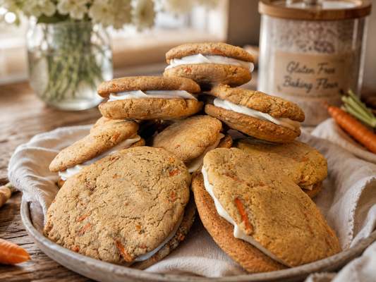 Gluten-Free Carrot Cake Sandwich Cookies