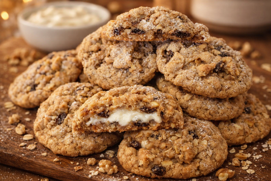 Cinnamon Stuffed Oatmeal Raisin Cookies