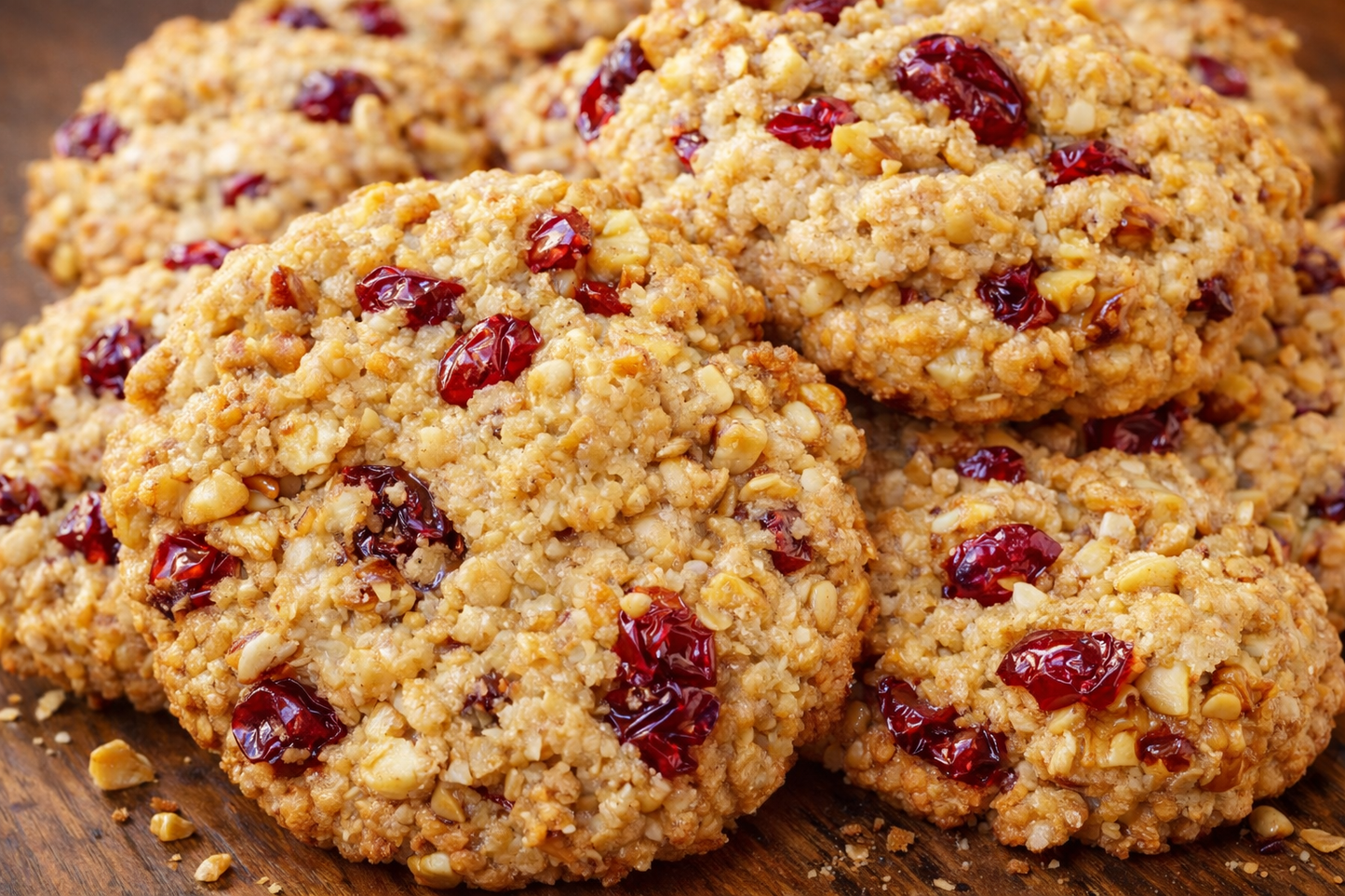 Maple Cranberry Oat Cookies