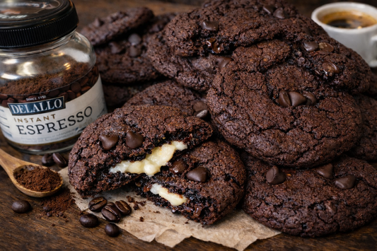 Midnight Espresso Cream Cookies