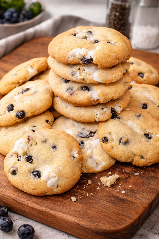 Blueberry Cheesecake Cookies