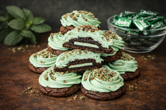 Grasshopper Cream Cookies