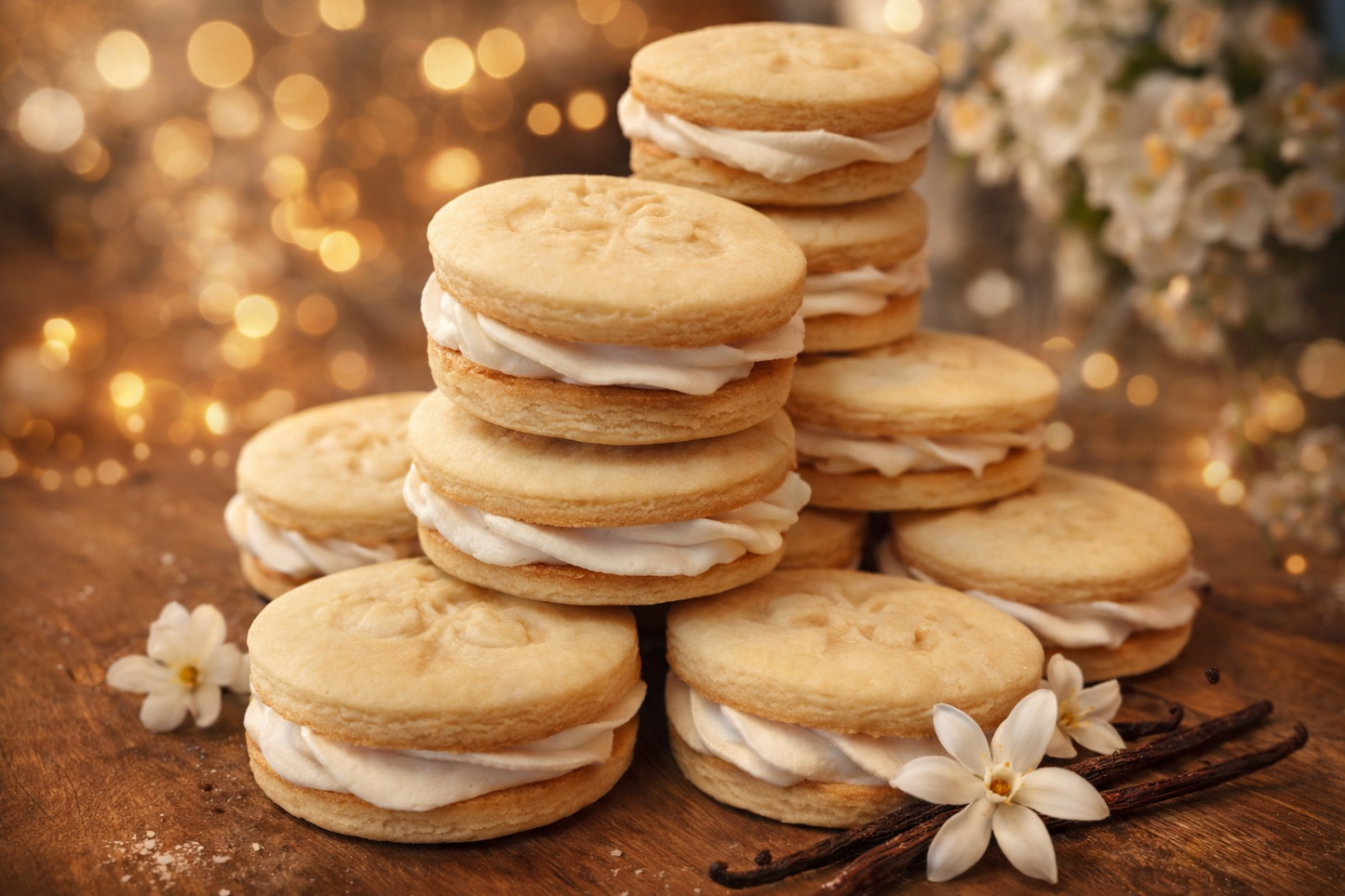 French Vanilla Sandwich Cookies