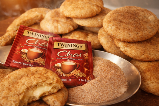 Chai Tea Stuffed Cookies
