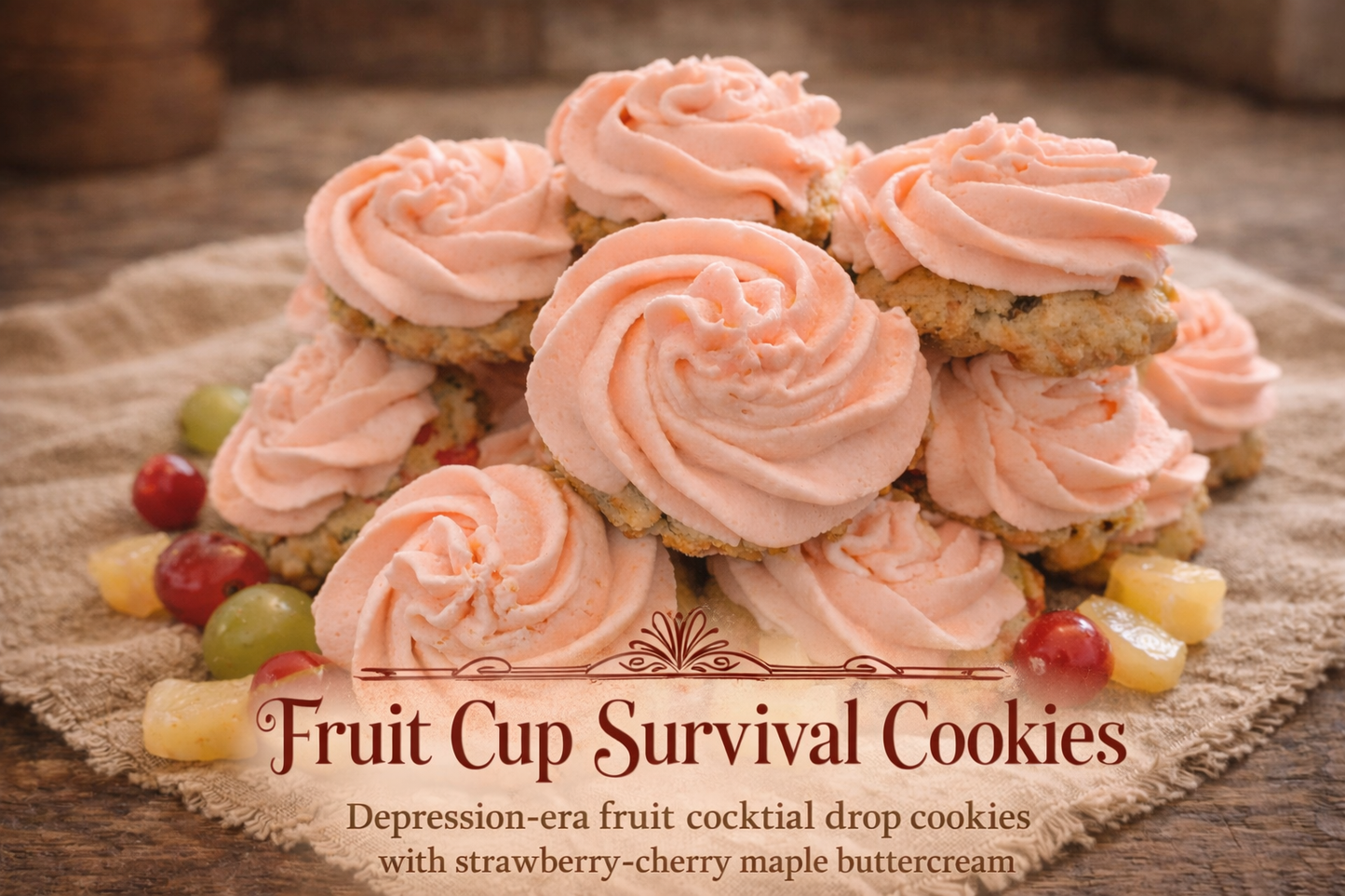 Fruit Cup Survival Cookies