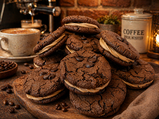 Coffee House Mocha Sandwich Cookies