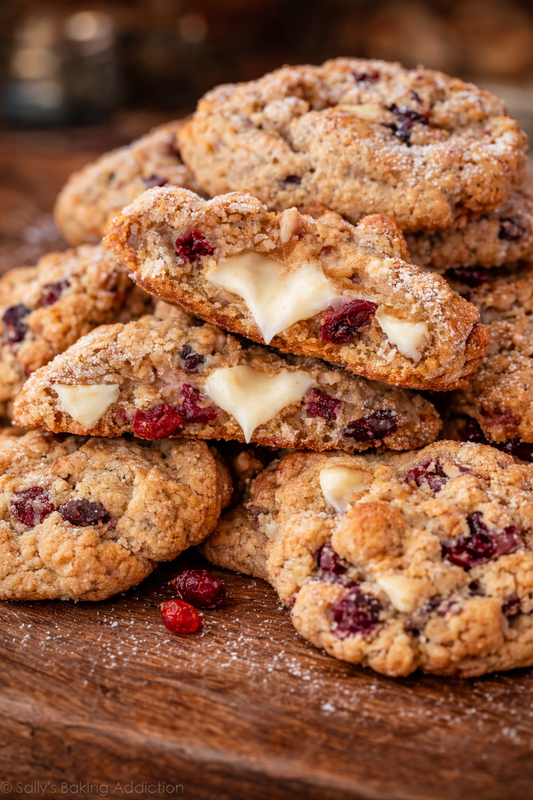 Cranberry Cream Oatmeal Cookies