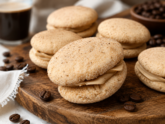 Latte Cookies with Espresso Buttercream
